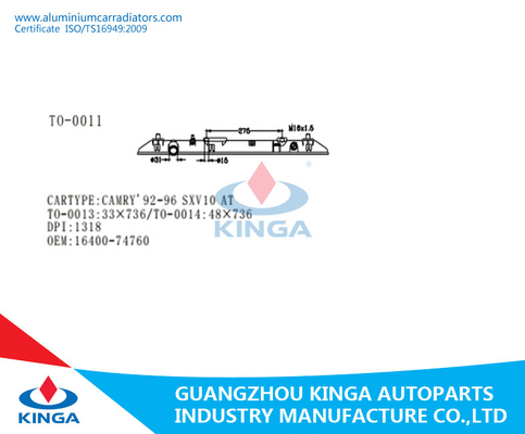 Συνήθεια CAMRY 92-94 SV40 στον πλαστικό cOem 16400-7A140 δεξαμενών θερμαντικών σωμάτων προμηθευτής