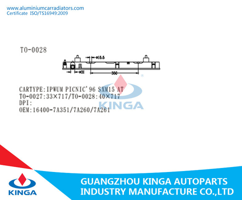 Πλαστική δεξαμενή 16400-7A351/7A260/7A261Radiator cOem για τη TOYOTA IPSUM PICNIC'96 SXM15 προμηθευτής