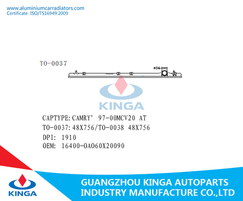Αυτόματη τοπ δεξαμενή Toyota Camry 1997-2000 MCV20 16400-0A060-20090 θερμαντικών σωμάτων προμηθευτής
