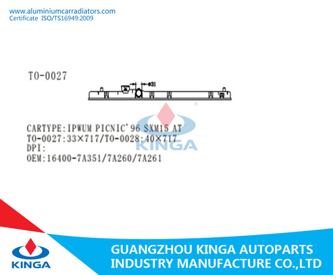 IPWUM PICNIC'96- SXM15 στον πλαστικό cOem 16400-7A351/7A260/7A261 δεξαμενών θερμαντικών σωμάτων προμηθευτής