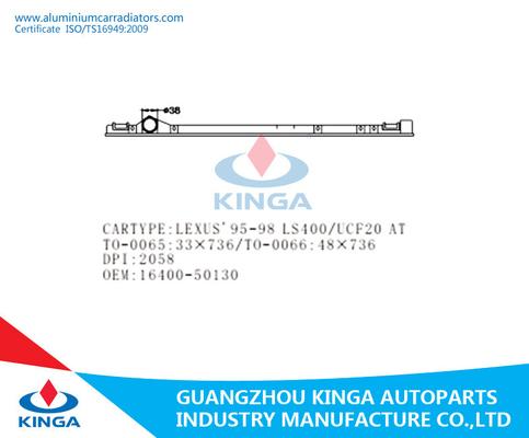 LEXUS'90-94 LS400/UCF10 στο σκληρό cOem 1640050050/50021 δεξαμενών θερμαντικών σωμάτων πλαστικό προμηθευτής