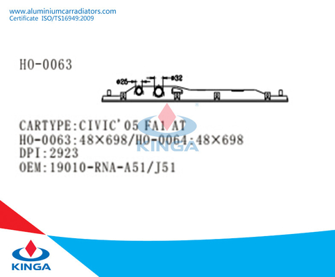 ΠΛΑΣΤΙΚΗ ΔΕΞΑΜΕΝΗ 48*698MM ΚΑΤΑΛΛΗΛΗ ΓΙΑ ΤΗ HONDA 2005 ΠΟΛΙΤΙΚΗ ΑΥΤΟΜΑΤΟΠΟΙΗΜΈΝΗ FA1 ΜΕΤΆΔΟΣΗ προμηθευτής