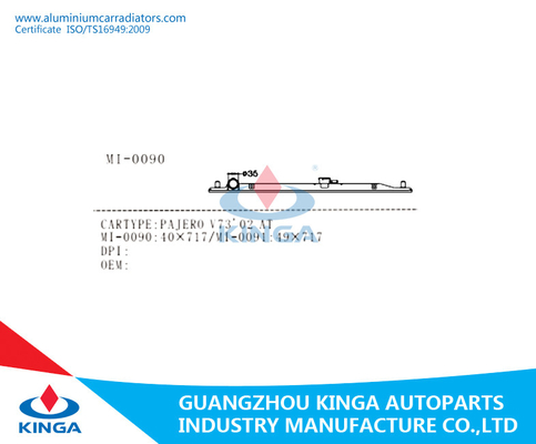 Πλαστική επισκευή PAJEOR V73'02 δεξαμενών θερμαντικών σωμάτων συστημάτων ψύξης μερών αυτοκινήτου αυτοκινήτων προμηθευτής